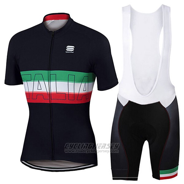 2017 Cycling Jersey Sportful Champion Italy Short Sleeve and Bib Short